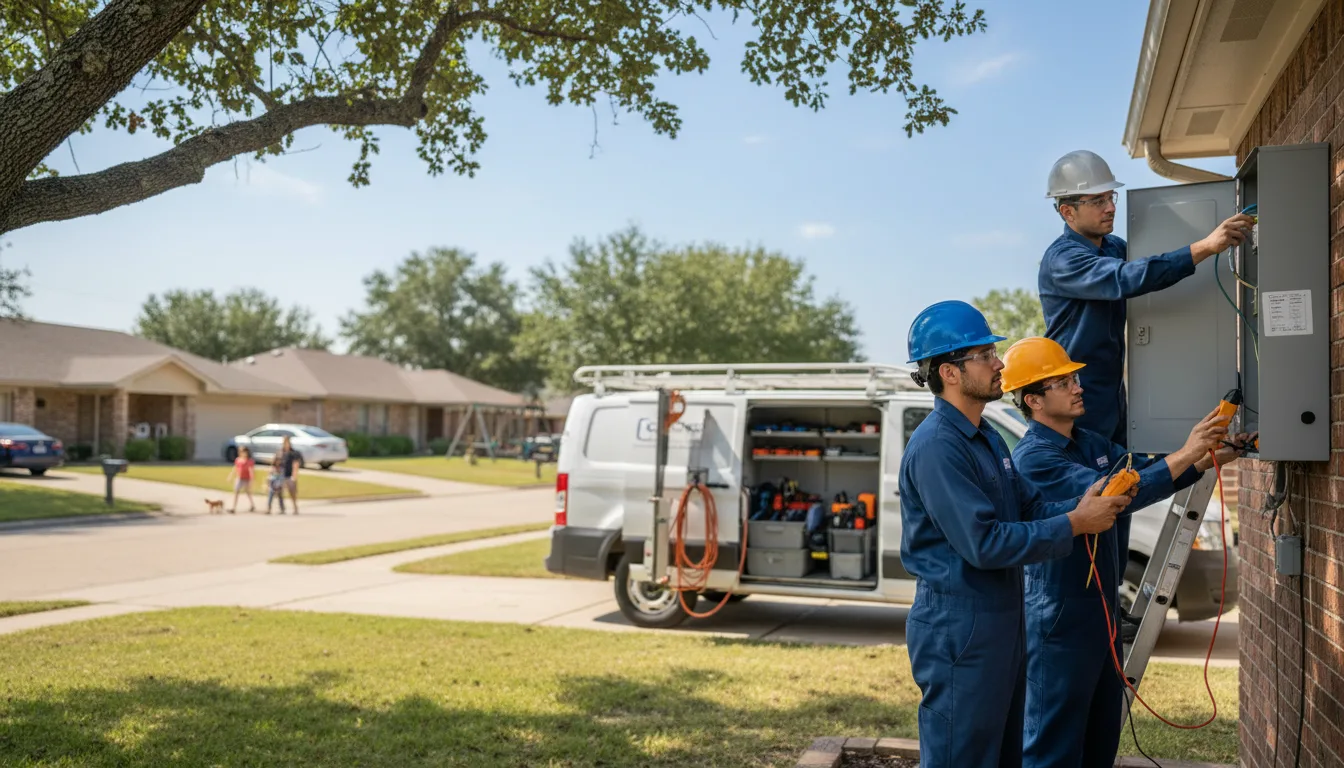 Certified electrician providing emergency electrical services in Oldhams, VA